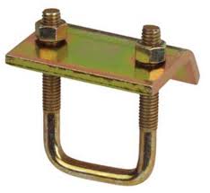 U bolt Beam Clamp Yellow Zinc